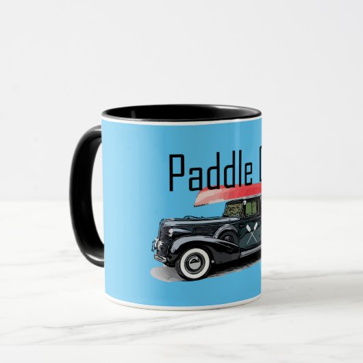Paddel für klassische Fahrzeuggestaltung - Combo-T Tasse (Vorderseite Links)