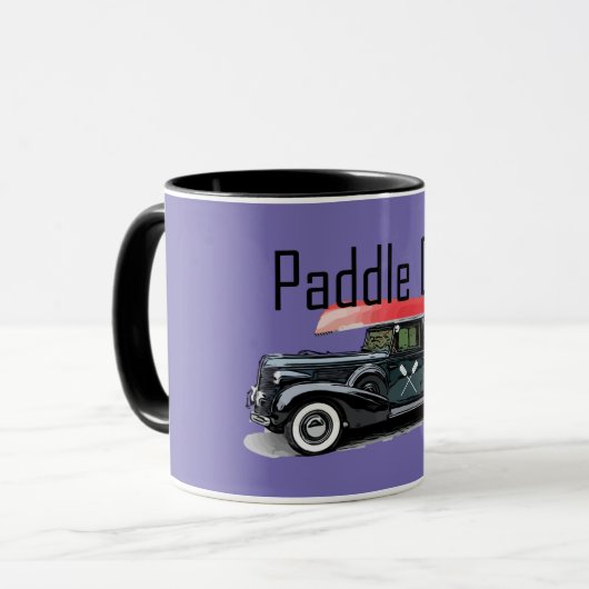 Paddel für klassische Fahrzeuggestaltung - Combo-T Tasse (Vorderseite Links)