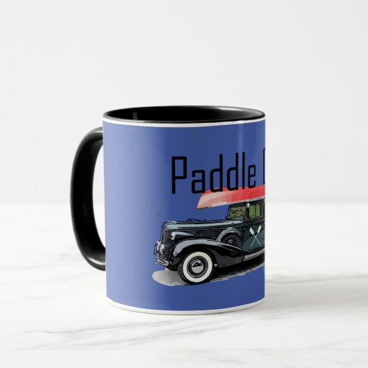 Paddel für klassische Fahrzeuggestaltung - Combo-T Tasse (Vorderseite Links)