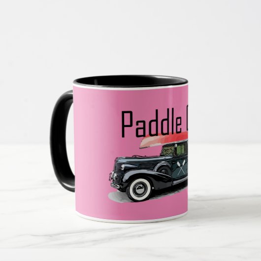 Paddel für klassische Fahrzeuggestaltung - Combo-T Tasse (Vorderseite Links)