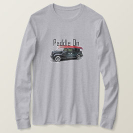 Paddel für klassische Fahrzeugkonstruktion - Grund T-Shirt