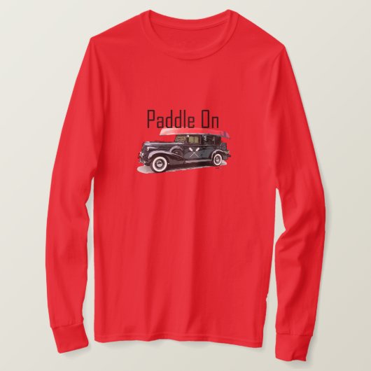 Paddel für klassische Fahrzeugkonstruktion - Grund T-Shirt (Design vorne)