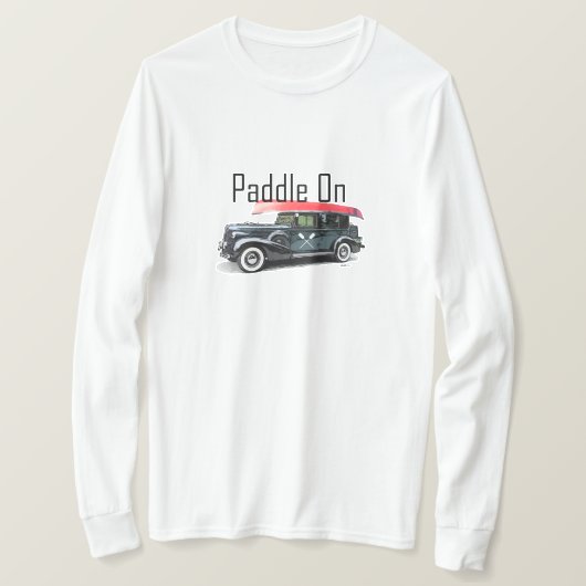 Paddel für klassische Fahrzeugkonstruktion - Grund T-Shirt (Design vorne)
