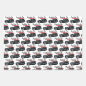 Paddel für klassische Fahrzeugkonstruktion - Papie Geschenkpapier Set (Vorderseite)