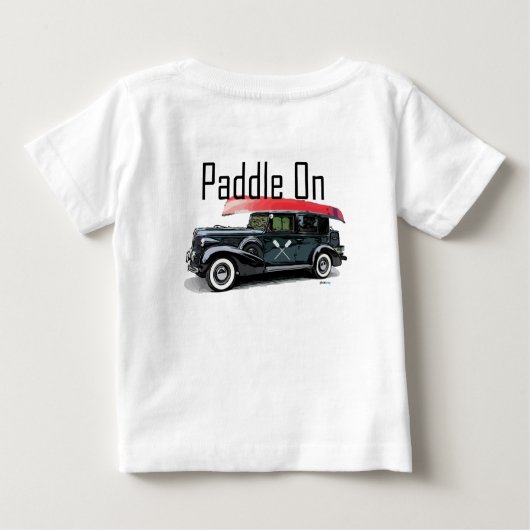 Paddel für klassisches Autodesign - Baby Fine Jers Baby T-shirt (Rückseite)