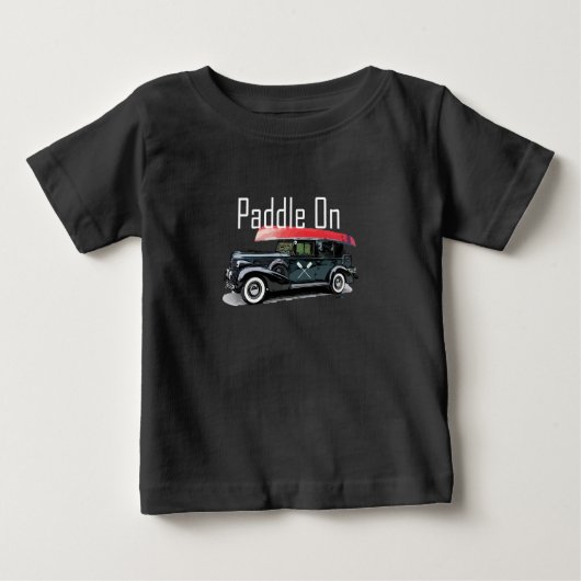 Paddel für klassisches Autodesign - Baby Fine Jers Baby T-shirt (Vorderseite)