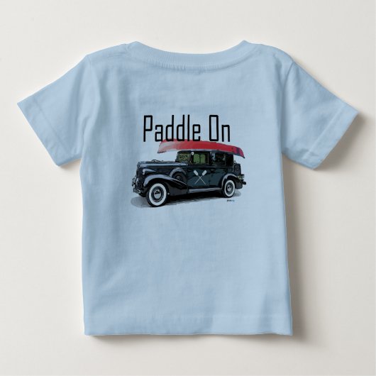 Paddel für klassisches Autodesign - Baby Fine Jers Baby T-shirt (Rückseite)