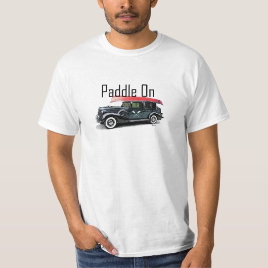 Paddel für klassisches Autodesign - Männerwert-T - T-Shirt (Vorderseite)