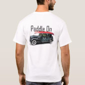 Paddel für klassisches Autodesign - T - Shirt für (Rückseite)