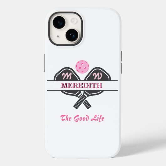 Paddel für Pickleball Gal Paddle Case-Mate iPhone Hülle (Rückseite)