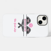 Paddel für Pickleball Gal Paddle Case-Mate iPhone Hülle (Rückseite (Horizontal))