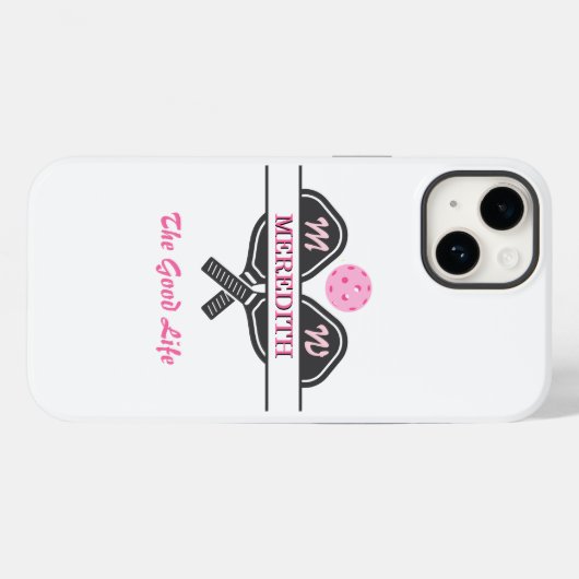 Paddel für Pickleball Gal Paddle Case-Mate iPhone Hülle (Rückseite (Horizontal))