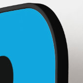 Paddel für Schwarzweiß-Print-Design Pickleball Schläger (Linke Seite)