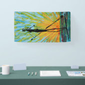Paddel Grenze "impressionistisches Gemälde" Banner (Messe)