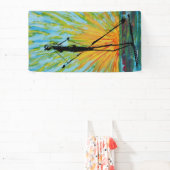 Paddel Grenze "impressionistisches Gemälde" Banner (InSitu)