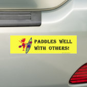 Paddel gut mit anderem autoaufkleber (Auf Auto)