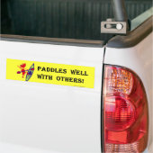 Paddel gut mit anderem autoaufkleber (Auf Lkw)