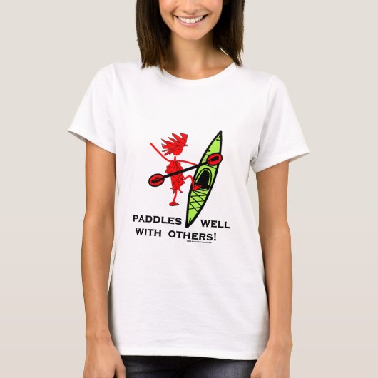 Paddel gut mit anderem T-Shirt (Vorderseite)
