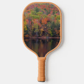 Paddel im Herbst lässt Fallfarben fallen Pickleball Schläger (Rückseite)