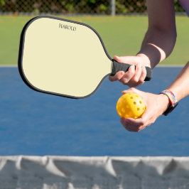 Paddel in Beige und Schwarz Pickleball Schläger