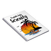 Paddel in die Stille Notizblock (Rechte Seite)