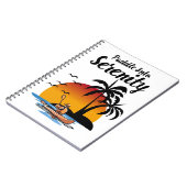 Paddel in die Stille Notizblock (Linke Seite)