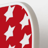 Paddel in Rot, Weiß und Blau Pickleball Schläger (Linke Seite)