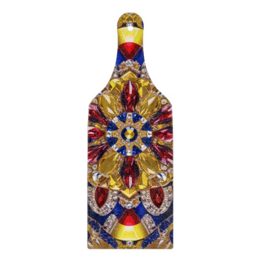 Paddel Kolumbien Colors Schneidebrett (Vorderseite)