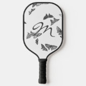 Paddel-KUSTOM-Paddel-Paddel-KAMPF - INITIAL UND HU Pickleball Schläger (Rückseite)