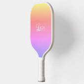 Paddel Lila-Paddel in rosa Gelb Pickleball Schläger (Links)