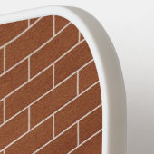 Paddel mit benutzerdefiniertem Textname Brick Wall Pickleball Schläger (Linke Seite)