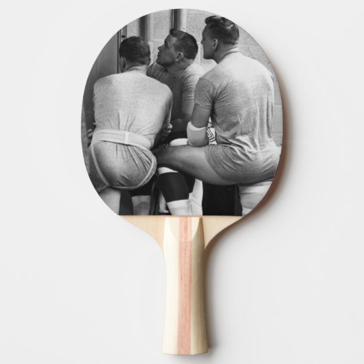 Paddel mit Fußball-Schotten Tischtennis Schläger (Vorderseite)