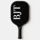 Paddel mit Monogramm für das benutzerdefinierte Fo Pickleball Schläger (Rückseite)