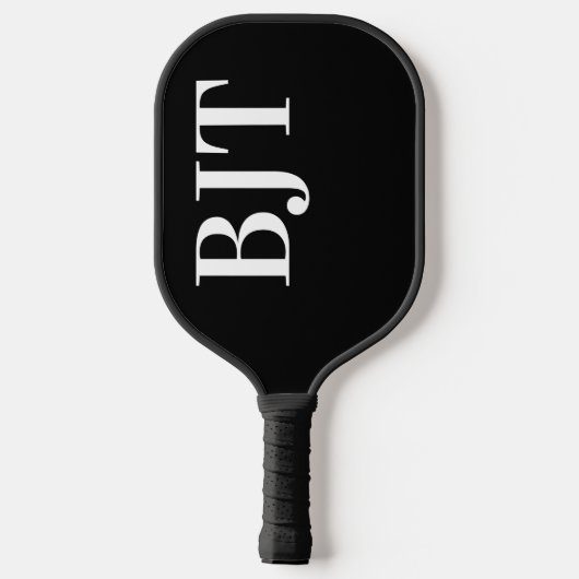 Paddel mit Monogramm für das benutzerdefinierte Fo Pickleball Schläger (Rückseite)