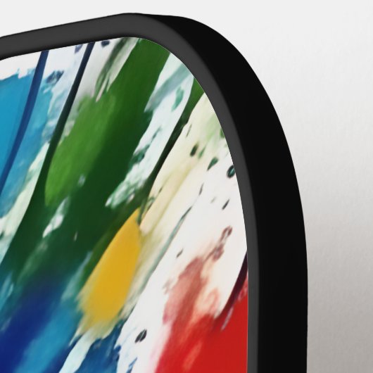 Paddel mit Paint-Spritzer-Design Pickleball Schläger (Linke Seite)