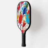 Paddel mit Paint-Spritzer-Design Pickleball Schläger (Links)