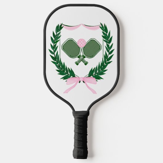 Paddel mit rosa und grünem Pickleball Pickleball Schläger (Rückseite)