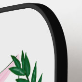 Paddel mit rosa und grünem Pickleball Pickleball Schläger (Linke Seite)