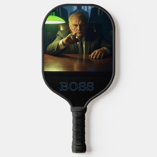 Paddel mit Text Pickleball Schläger (Vorderseite)