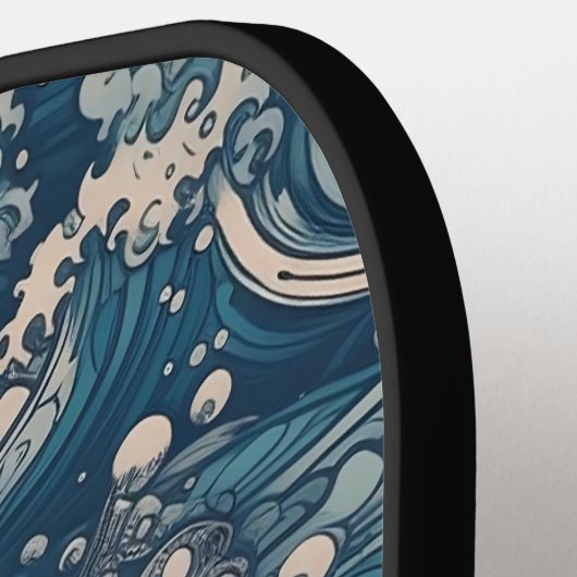 Paddel mit Wellendesign Pickleball Schläger (Linke Seite)