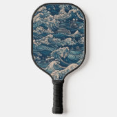 Paddel mit Wellendesign Pickleball Schläger (Rückseite)