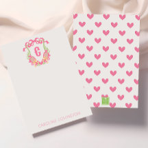 Paddel-Monogramm-Wappen für Rosa und Grüne Pickleb