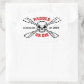 Paddel oder Die Yakinmo.com Aufkleber (Tasche)