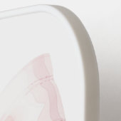 Paddel-Paddel mit rosa Bow - Monogramm-Geschenk fü Pickleball Schläger (Linke Seite)