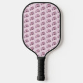 Paddel-Pink-Blütenpaddel Pickleball Schläger (Rückseite)