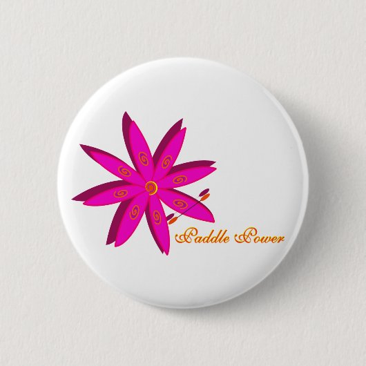 Paddel-Power (Rosa) Button (Vorderseite)