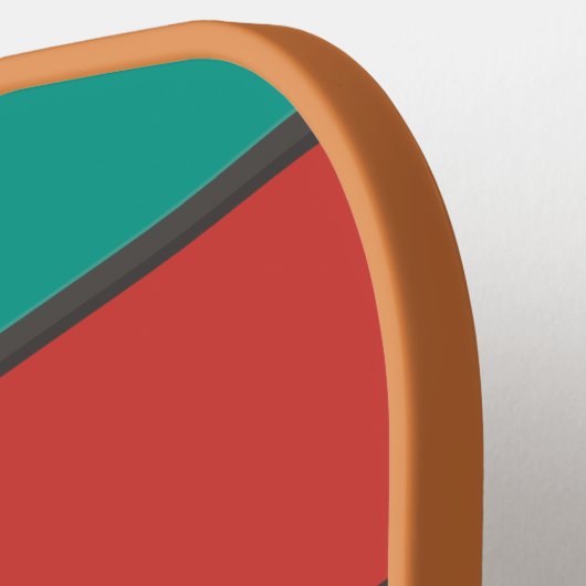 Paddel Retro - personalisieren mit Namen Pickleball Schläger (Linke Seite)