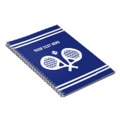 Paddel-Tennis-Geschenk für Spieler oder Trainer Notizblock (Rechte Seite)