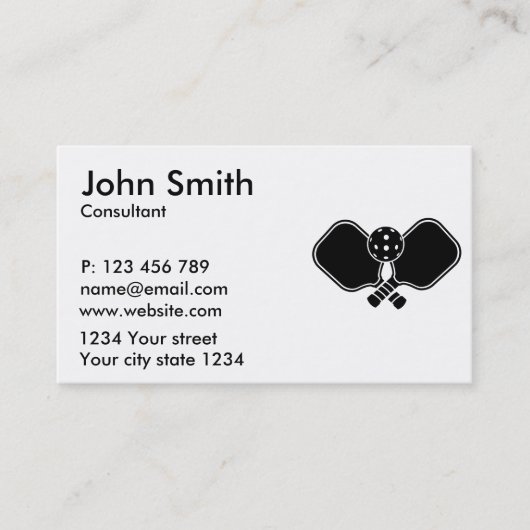 Paddel Visitenkarte (Vorderseite)