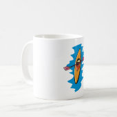 Paddel-Wassersport Kaffeetasse (Vorderseite Links)